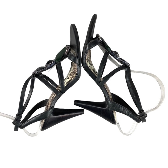 GIANNI BINI Strappy Jewel Embellished Heel Sandals - Picture 7 of 10